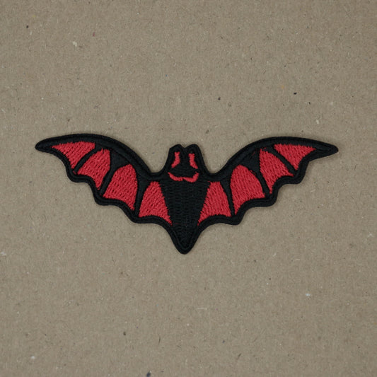 Bat Embroidered Iron-On Patches 2pk