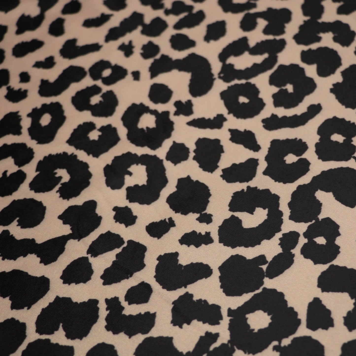 Beige & Black Leopard Print ITY 1m