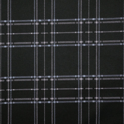 Black Check Ponte 1m