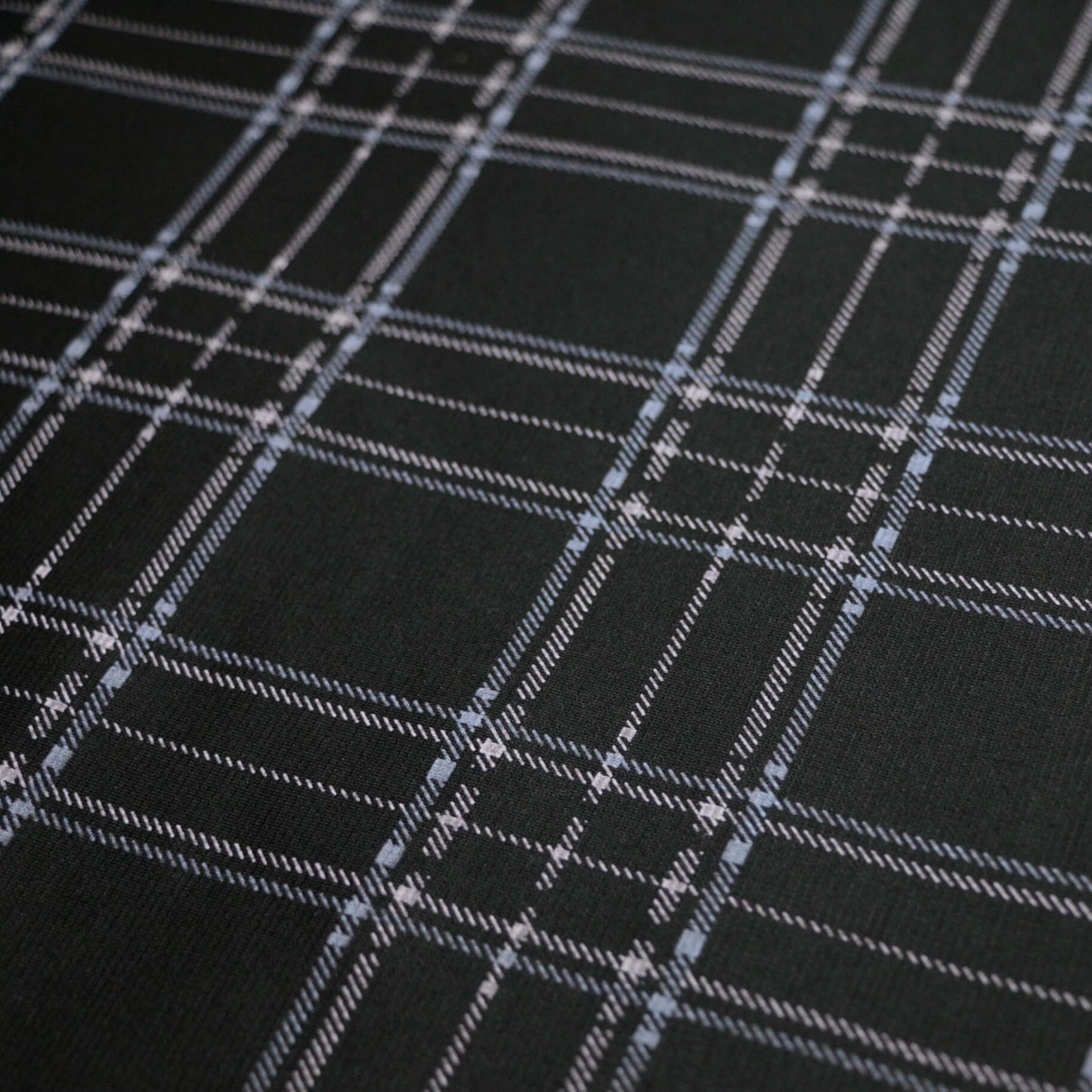 Black Check Ponte 1m