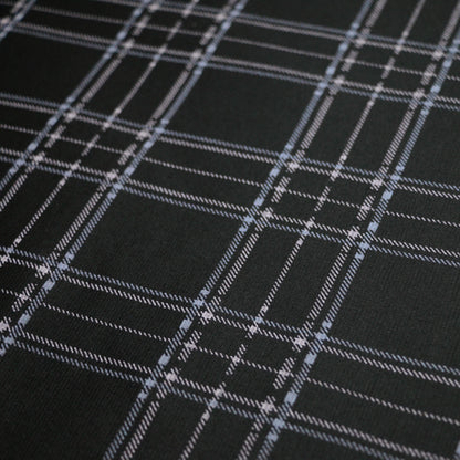 Black Check Ponte 1m