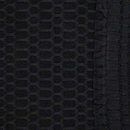 Black Honeycomb Activewear Jersey per/metre