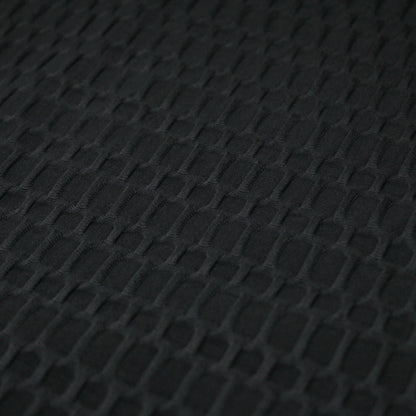 Black Honeycomb Activewear Jersey per/metre