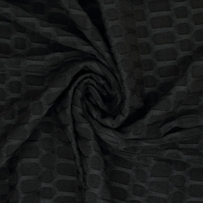 Black Honeycomb Jersey 1m