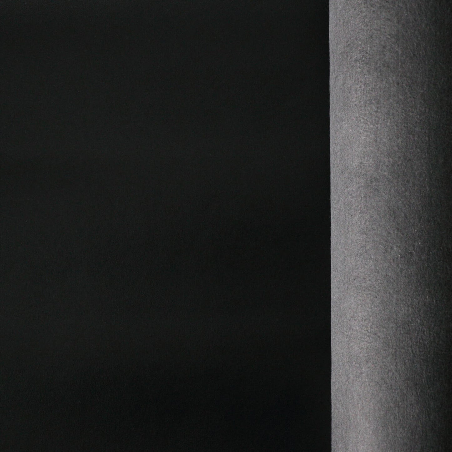 Pure Black Leatherette 50cm x 140cm