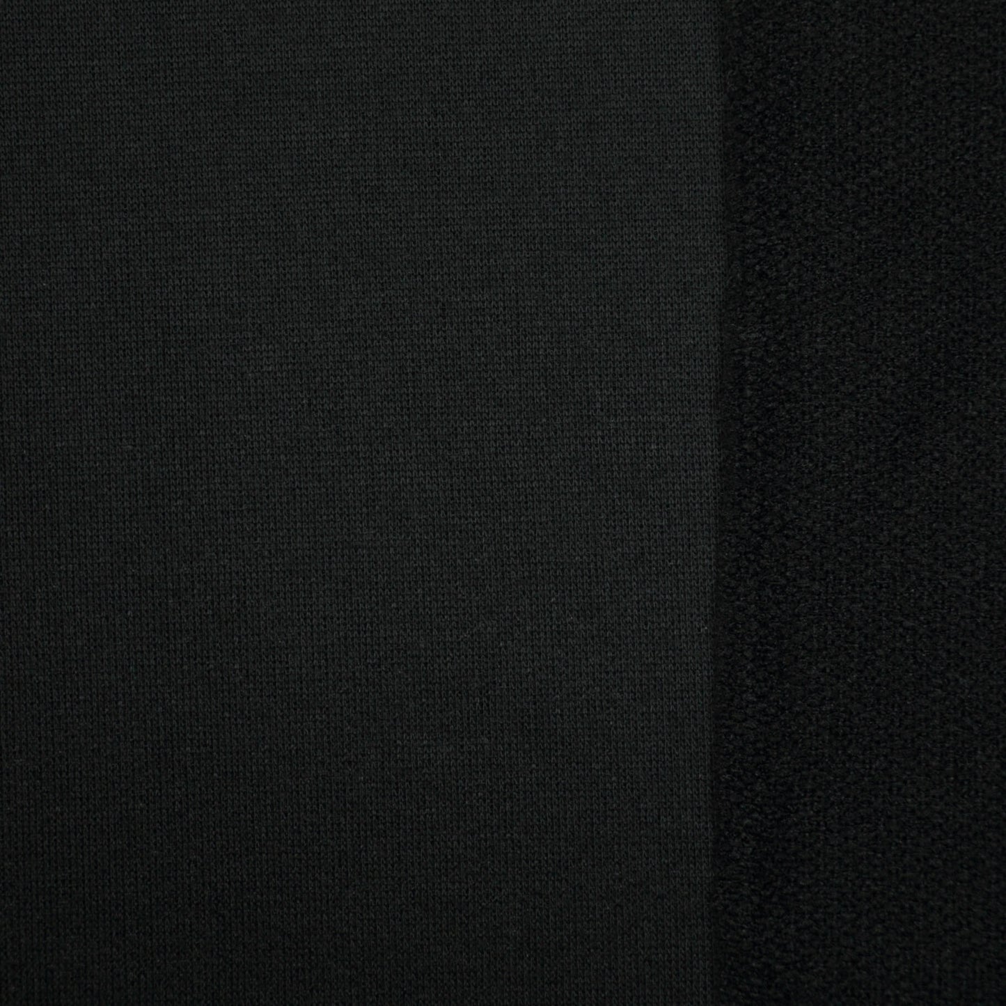 Black Loopback Jersey per/metre