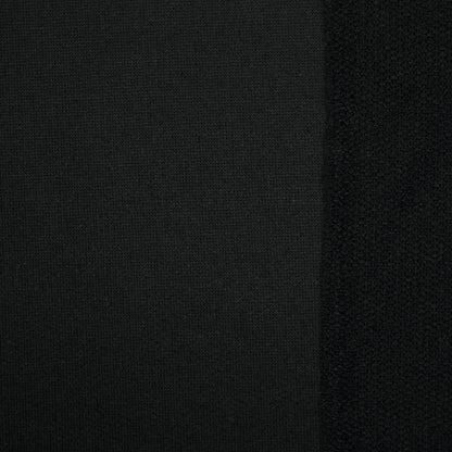 Black Loopback Jersey per/metre