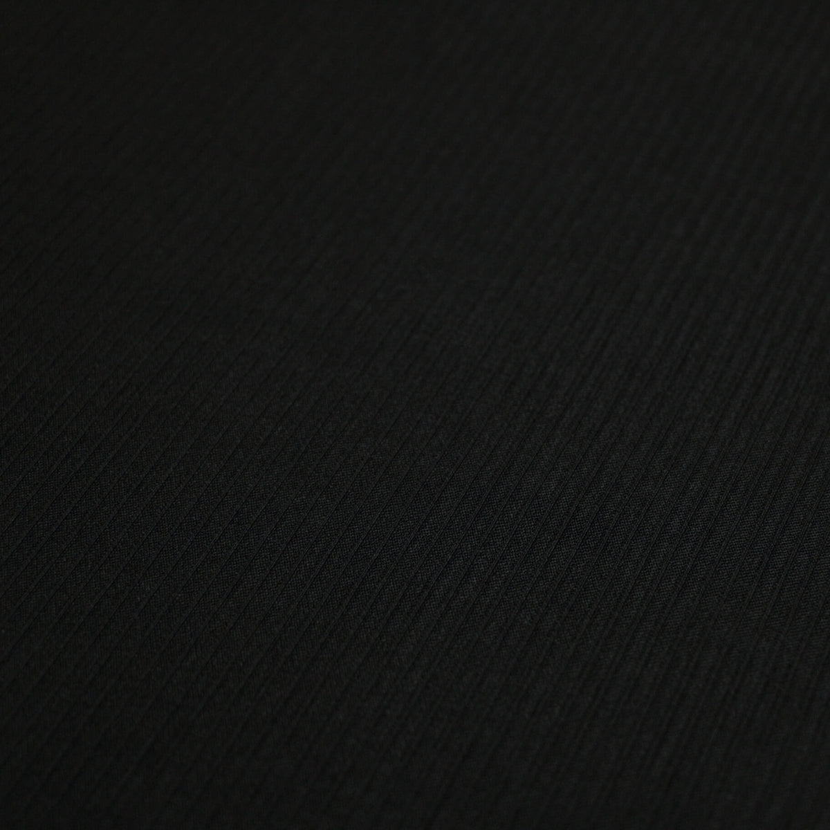 Black Ribbed Cotton Bengaline per/metre