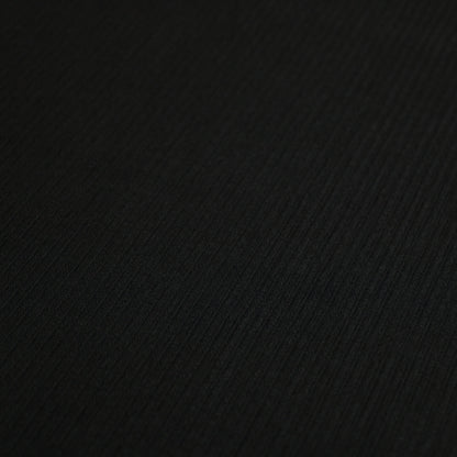 Black Ribbed Cotton Bengaline per/metre