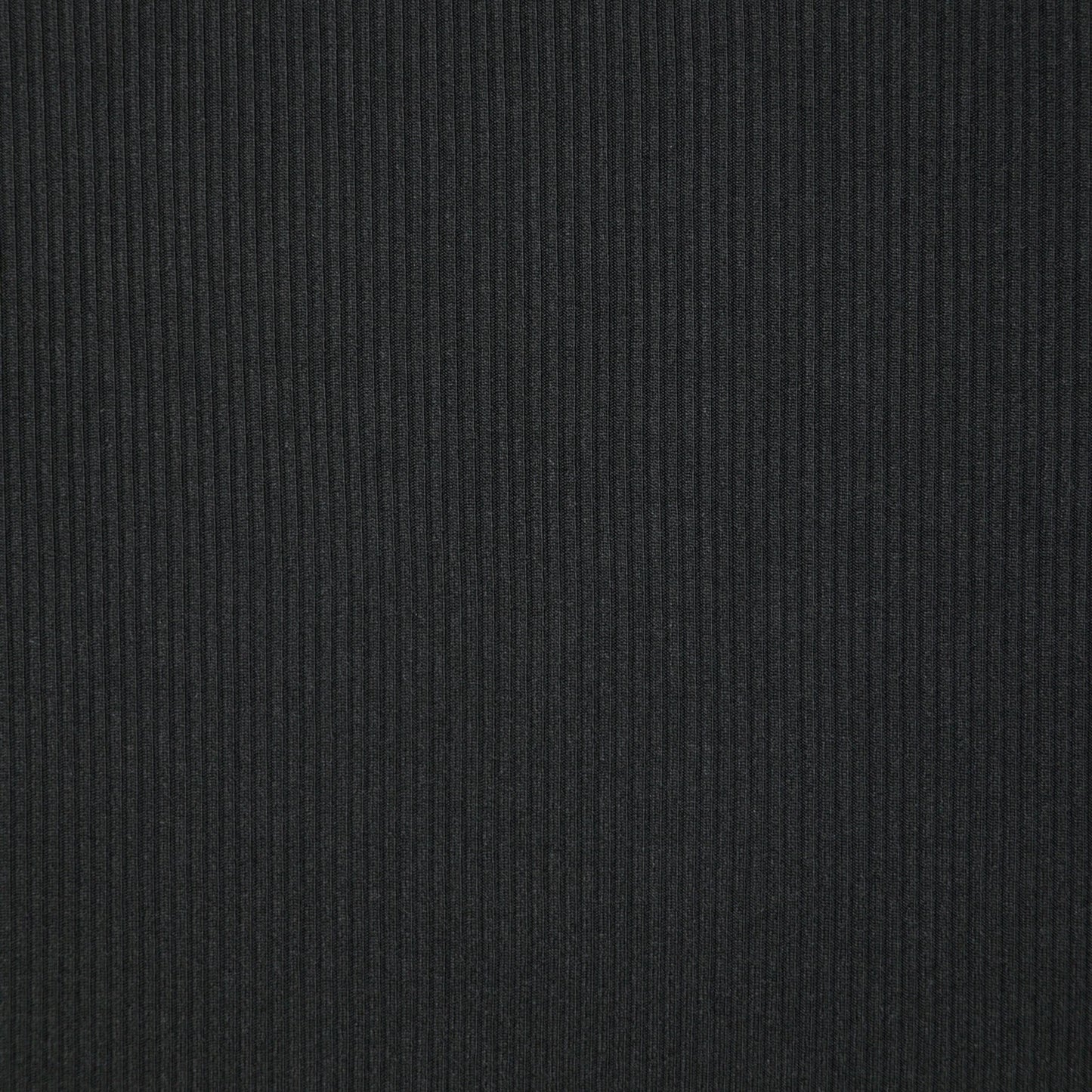 Black Ribbed Jersey per/metre