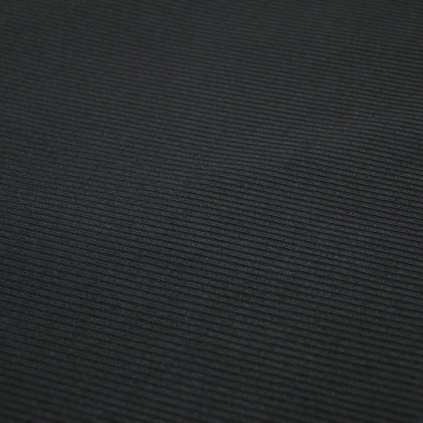 Black Ribbed Jersey per/metre
