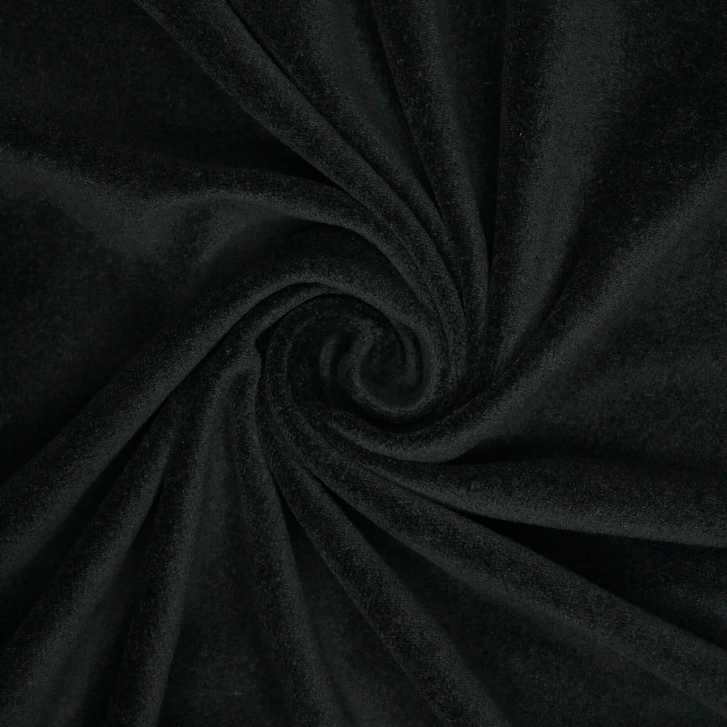 Black Terry Velour per/metre
