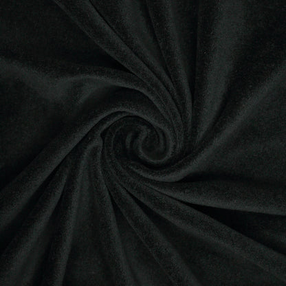 Black Terry Velour per/metre