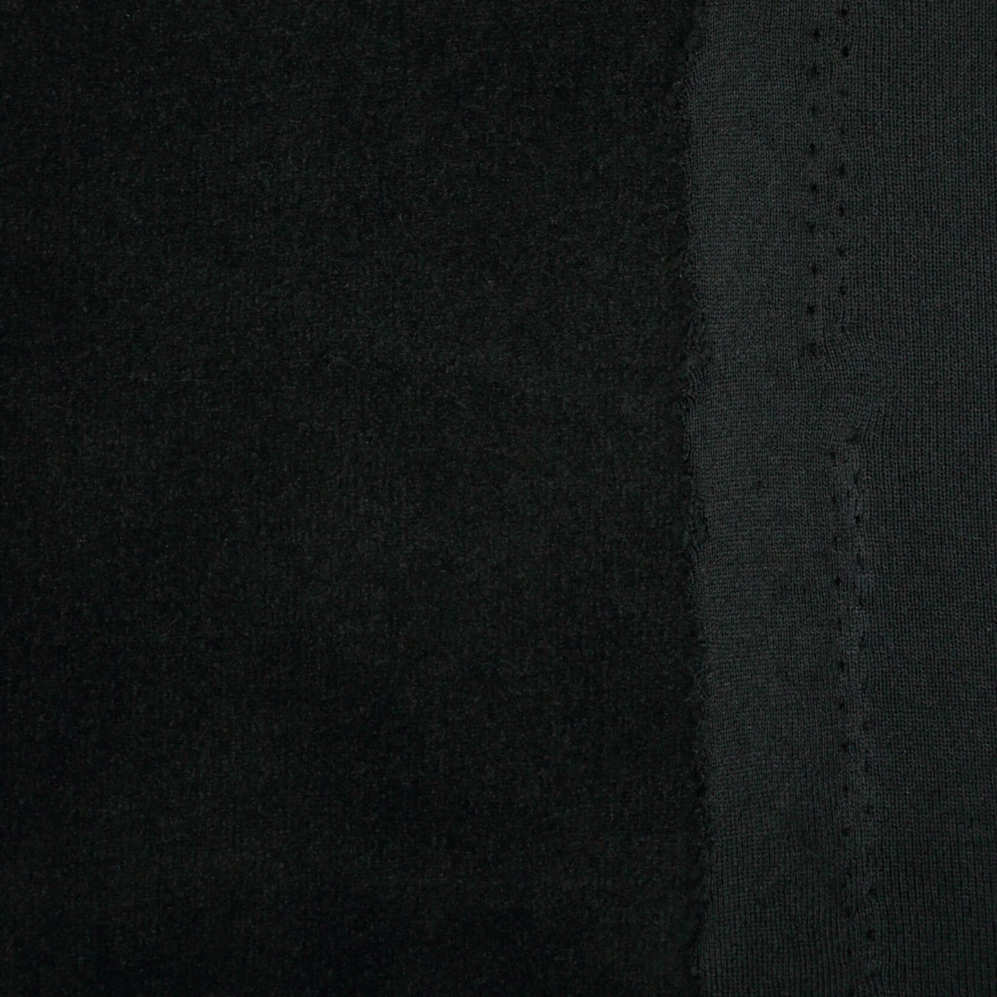Black Terry Velour per/metre