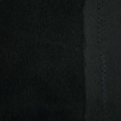 Black Terry Velour per/metre