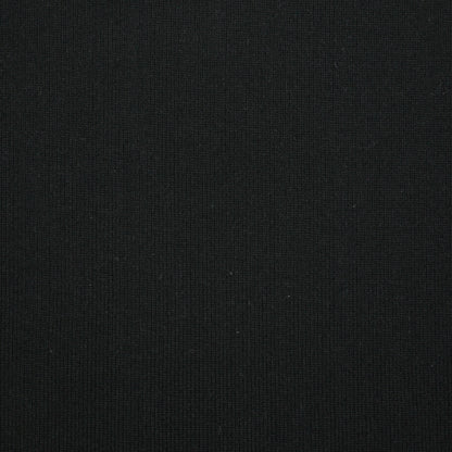 Black Tubular Ribbed Jersey per/metre