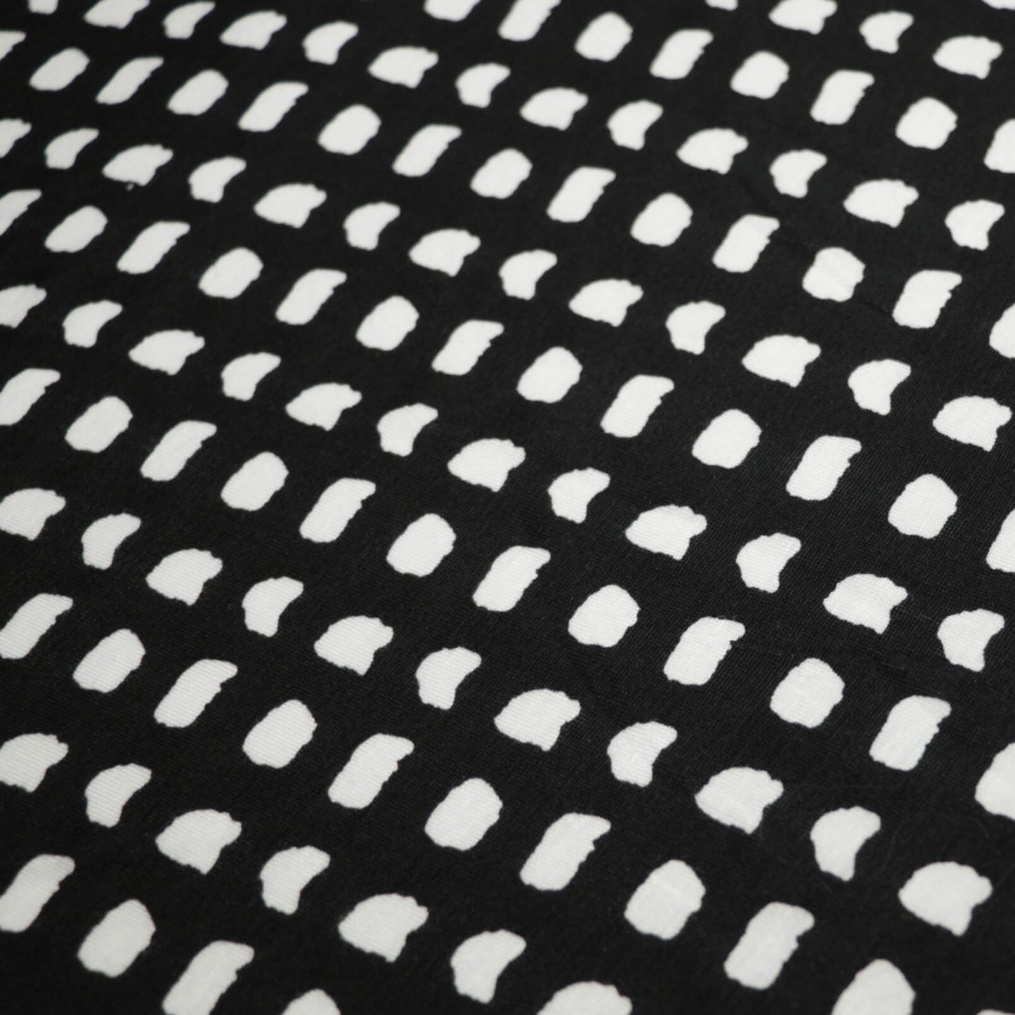 Black & White Squares Viscose Jersey 1m