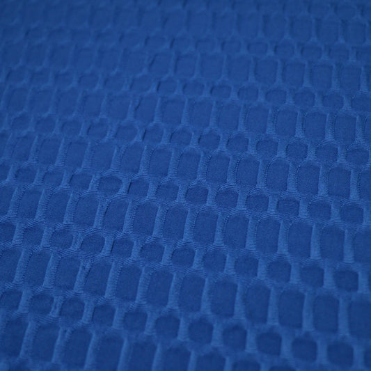 Royal Blue Honeycomb Jersey 1m