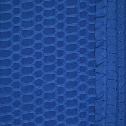 Royal Blue Honeycomb Jersey 1m