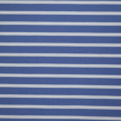 Blue Stripe Polycotton 1m