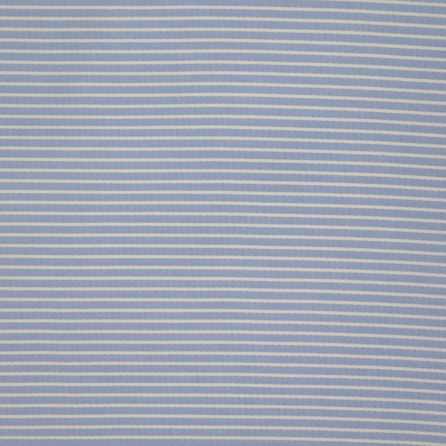 Blue & White Stripe Cotton per/metre