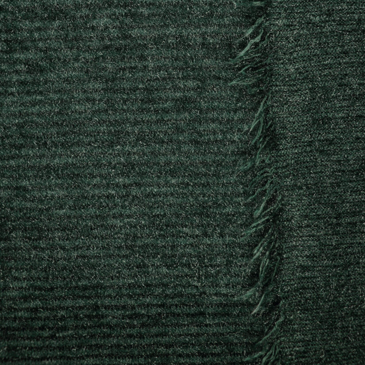 Bottle Green Knitted Corduroy Jersey per/metre