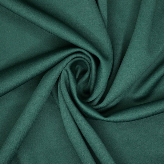 Bottle Green Scuba Crepe 1m