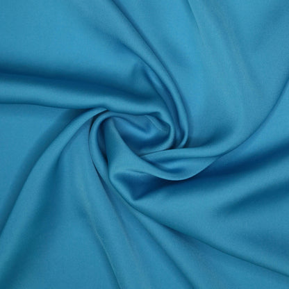 Bright Aqua Satin Acetate Rayon