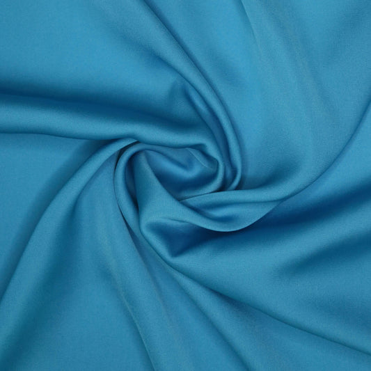 Bright Aqua Satin Acetate Rayon