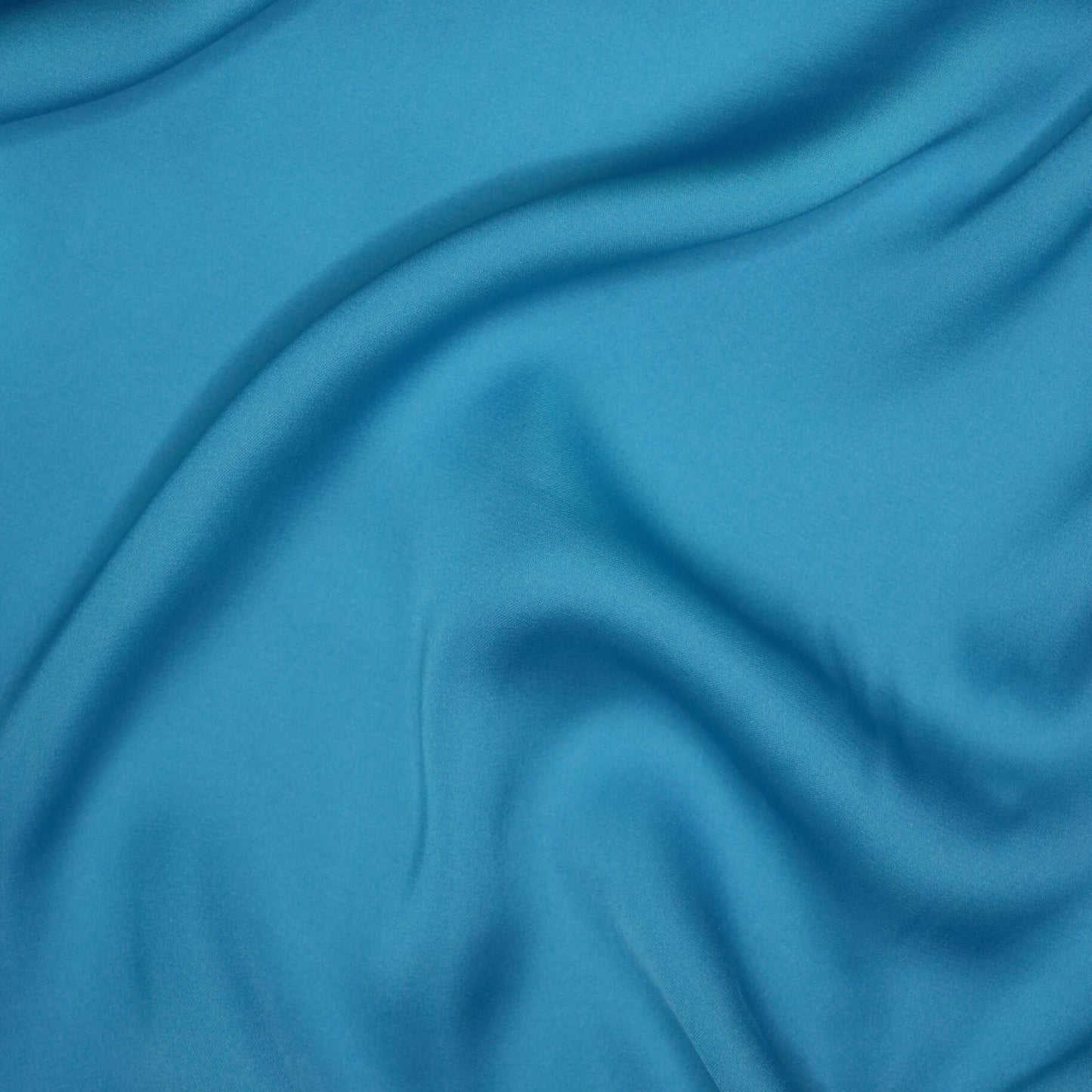 Bright Aqua Satin Acetate Rayon