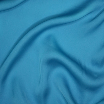 Bright Aqua Satin Acetate Rayon