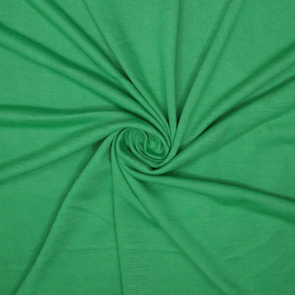 Bright Green Cotton Jersey per/metre