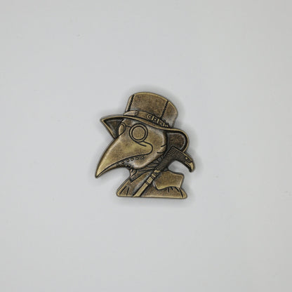 Bronze Beak Doctor Magnetic Bag Closure