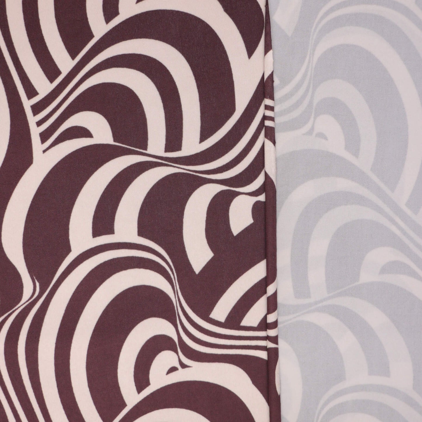 Brown & Cream Swirl ITY per/metre