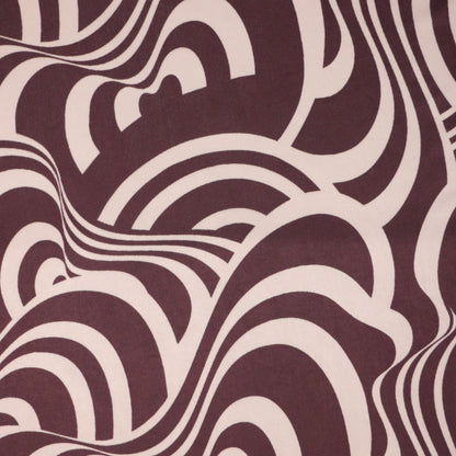 Brown & Cream Swirl ITY per/metre