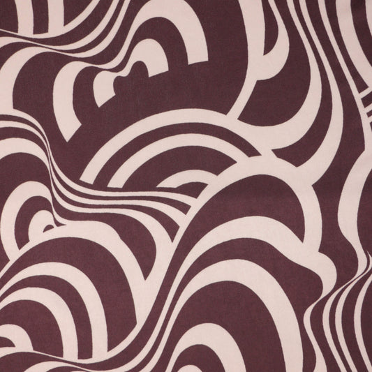 Brown & Cream Swirl ITY per/metre