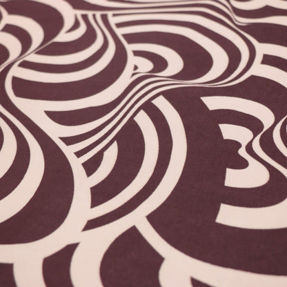 Brown & Cream Swirl ITY per/metre