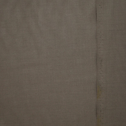 Brown Linen-Look Wool Blend per/metre