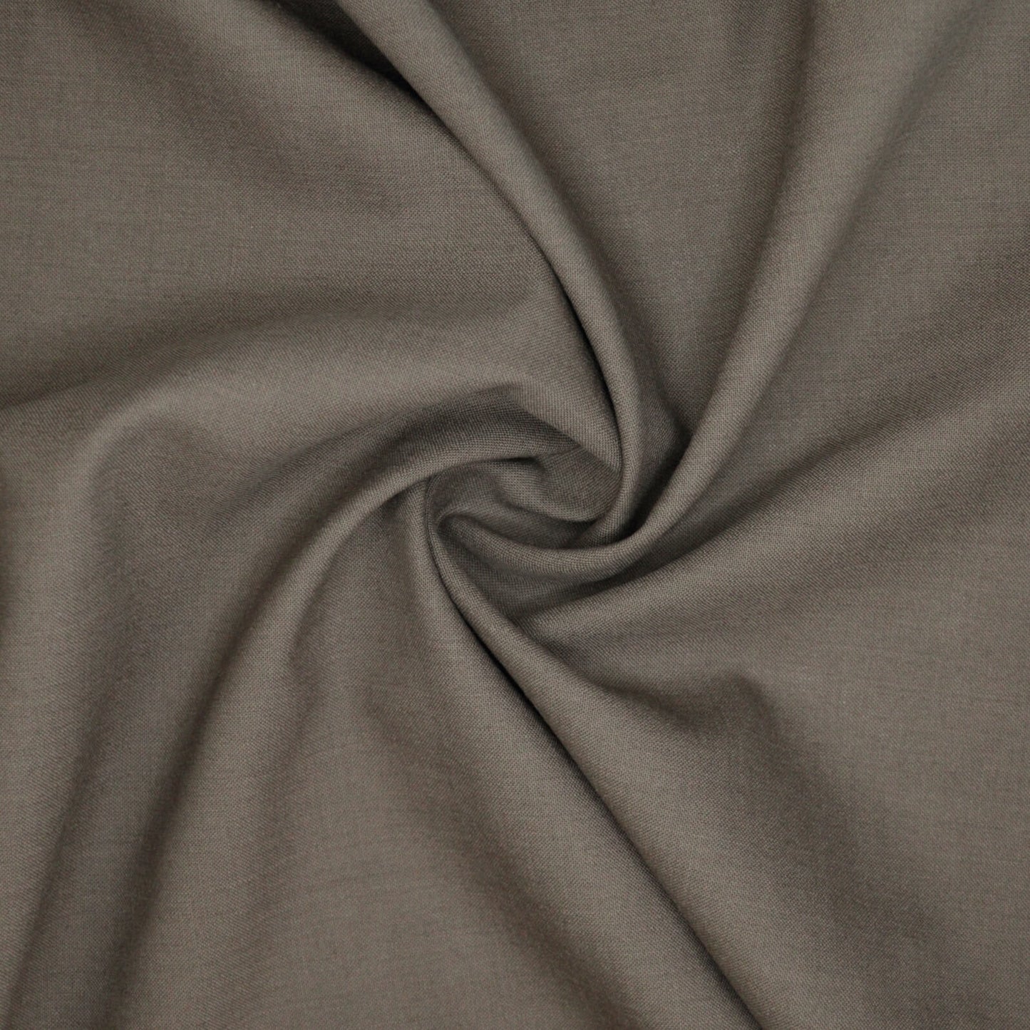 Brown Linen-Look Wool Blend per/metre