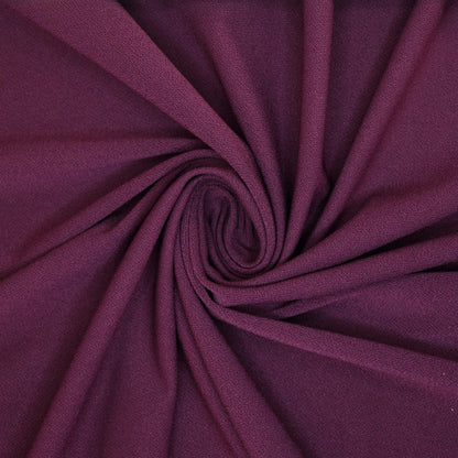 Burgundy Crepe de Chine 1m