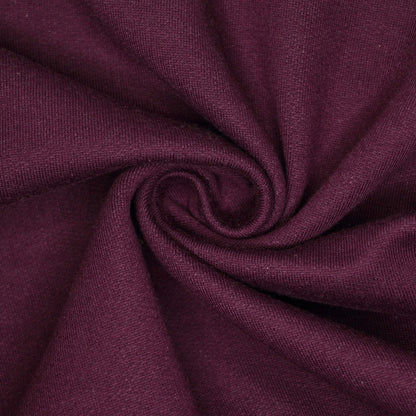 Burgundy Fleece-Back Sweatshirt per/metre