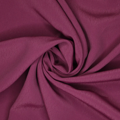 Burgundy Marocain Crepe per/metre