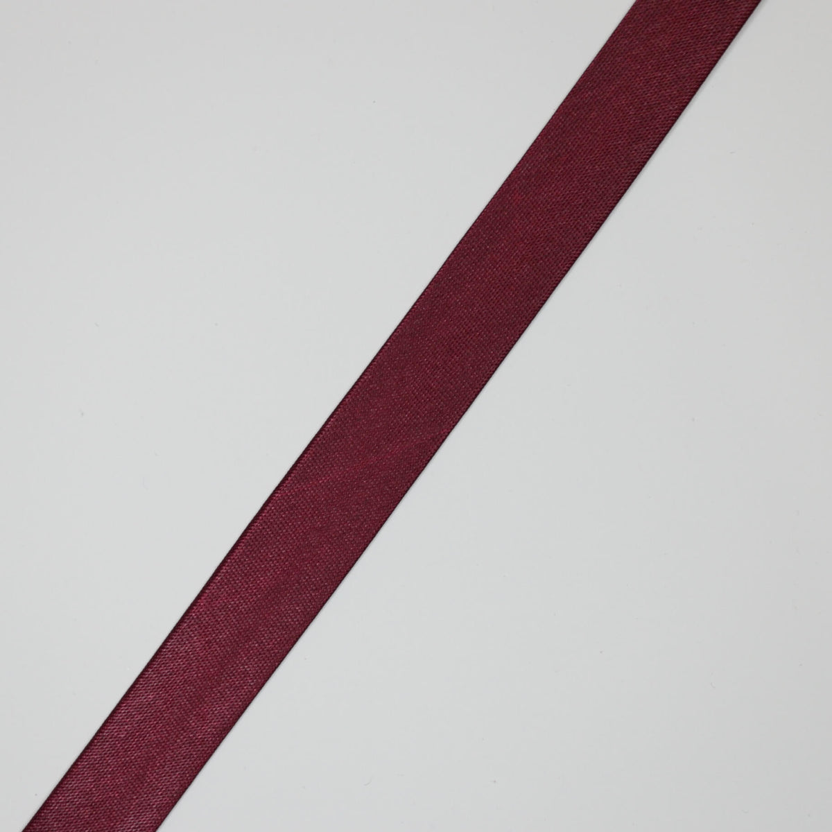Burgundy Satin Folded Bias-Binding per/metre