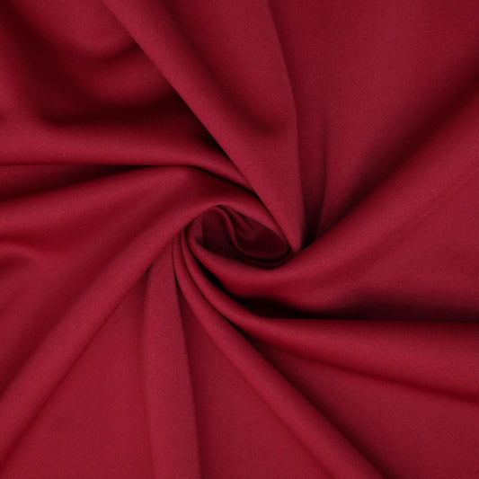 Plain Burgundy Scuba per/metre