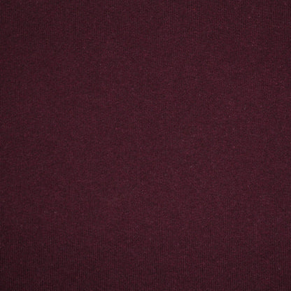 Burgundy Tubular Fleece-Back Sweatshirt per/metre