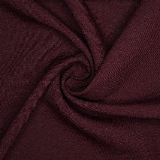 Burgundy Woven Polyester 1m