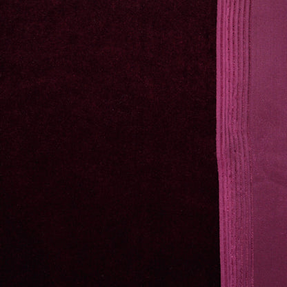 Burgundy Spandex Velour 1m