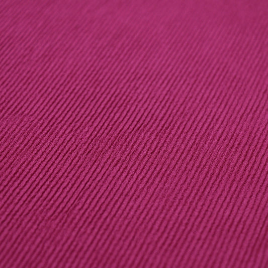 Cerise Ribbed Jersey per/metre
