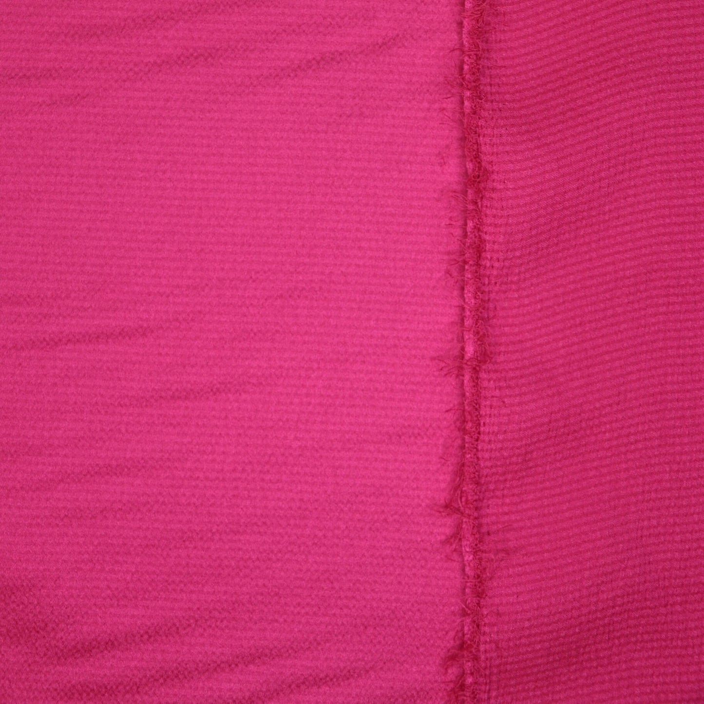 Cerise Satin Bubble Crepe per/metre