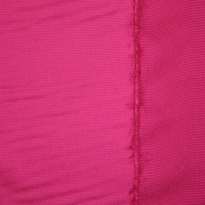 Cerise Satin Bubble Crepe per/metre